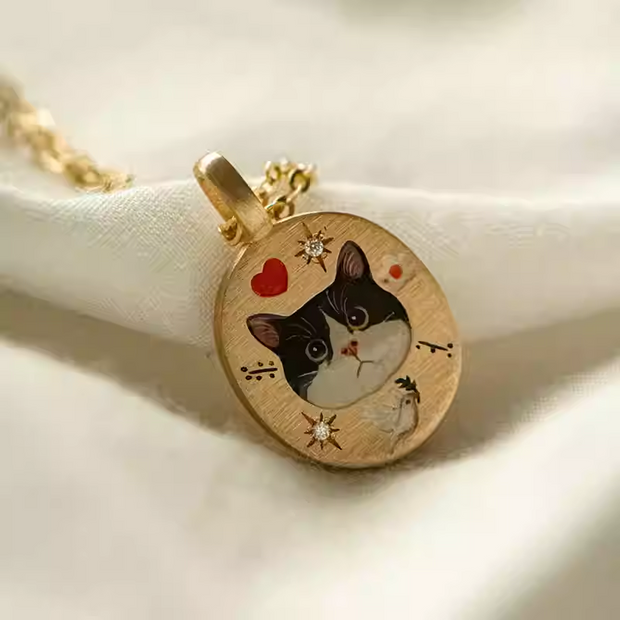 Banner image for: <h3>Personalized 18K Gold Pet Portrait Necklace<br/><br/></h3>
