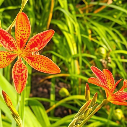 Iris Domestica 'Tangerine' Leopard Flower Seeds