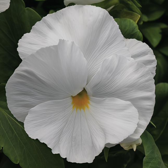 Viola Cornuta 'Pure White' Snow Pansy Seeds