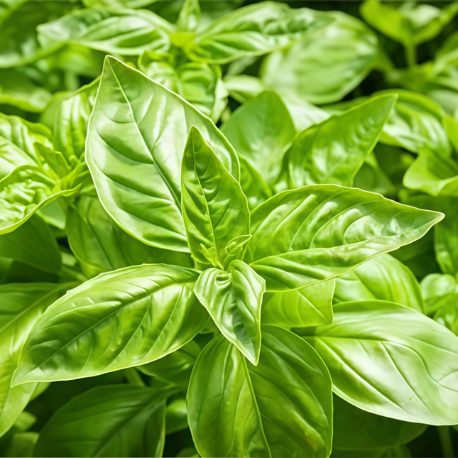 Ocimum basilicum 'Sweet Basil' Culinary Herb Seeds