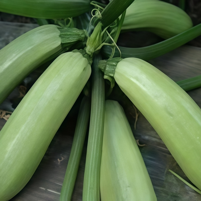 Cucurbita pepo 'Green' Summer Squash Seeds