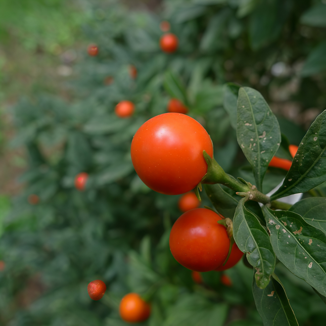 Solanum pseudocapsicum 'Red' Jerusalem Cherry Seeds