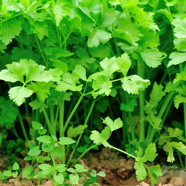 Coriandrum sativum 'Leaf & Flower' Cilantro Herb Seeds