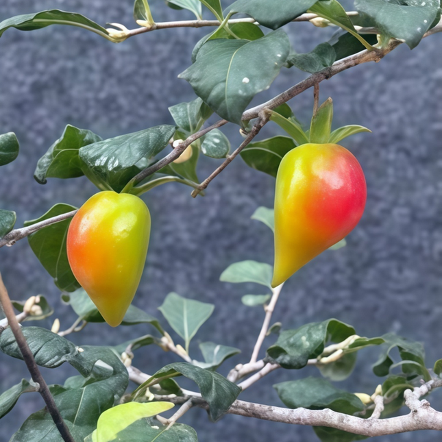 Capsicum annuum var. annuum 'Peach' Colored Pepper Seeds