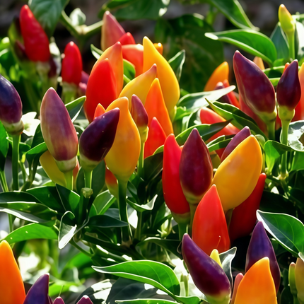 Capsicum annuum var. conoides 'Mix' Cone Pepper Seeds