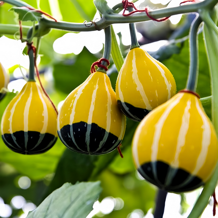Cucurbita moschata 'Pear-Shaped Mix' Winter Squash Seeds