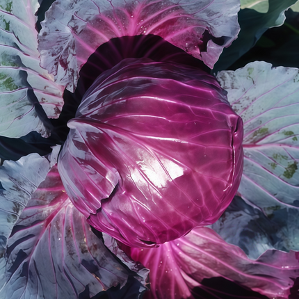 Brassica juncea 'Purple Leaf' Ornamental Mustard Seeds