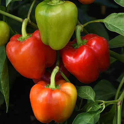 Capsicum annuum var. annuum 'Multicolored' Ornamental Pepper Seeds