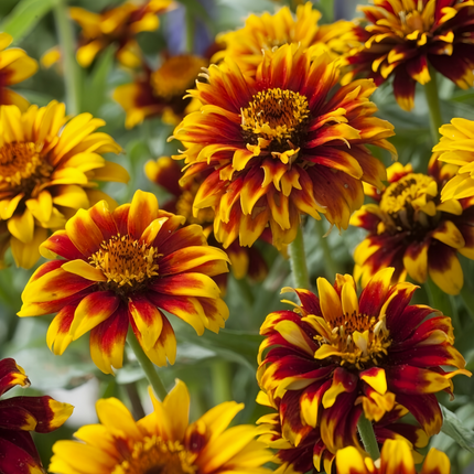 Zinnia Elegans 'Mix' Colorful Zinnia Seeds