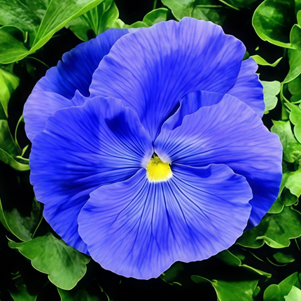 Viola Cornuta 'Pure Blue' True Blue Viola Seeds