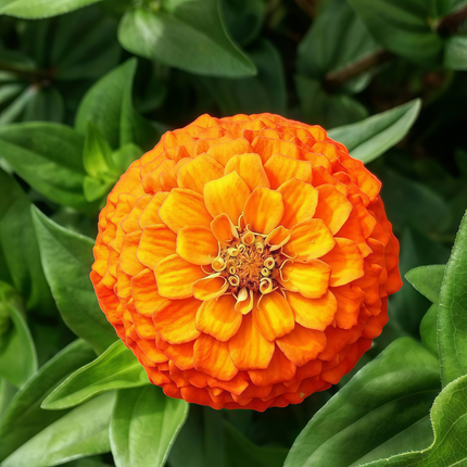 Zinnia Elegans 'Tangerine' Orange Zinnia Seeds